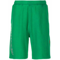 Heron Preston Shorts esportivo com logo - Verde