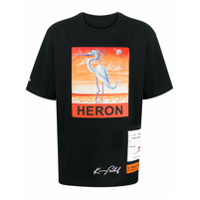 Heron Preston swan-print logo T-shirt - Preto
