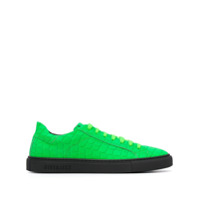 Hide&Jack crocodile-effect low-top sneakers - Verde