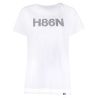 Hogan Camiseta decote careca com estampa gráfica - Branco
