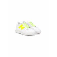 Hogan Kids Interactive lace-up sneakers - Branco