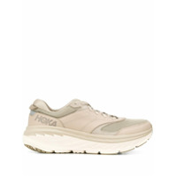 Hoka One One Tênis com cadarço e solado chunky - Neutro