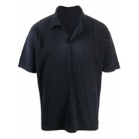 Homme Plissé Issey Miyake Camisa polo com pregas - Azul