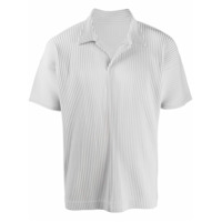 Homme Plissé Issey Miyake Camisa polo com pregas - Cinza