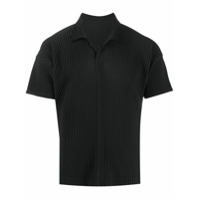 Homme Plissé Issey Miyake Camisa polo plissada - Preto