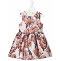 Hucklebones London Vestido com estampa floral - Rosa