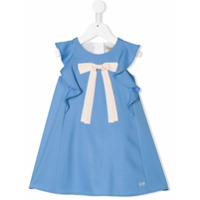 Hucklebones London Vestido sem mangas com detalhe de laço - Azul