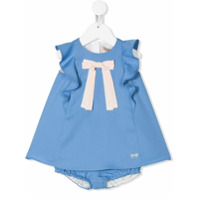 Hucklebones London Vestido sem mangas com detalhe de laço - Azul