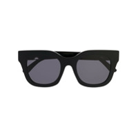 Huma Sunglasses Óculos de sol quadrado azul - Preto