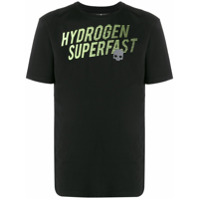 Hydrogen Camiseta com estampa de logo - Preto