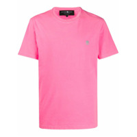 Hydrogen Camiseta decote careca com estampa de logo - Rosa