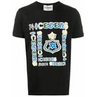 Iceberg Camiseta com estampa de logo - Preto