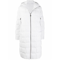 Ienki Ienki Casaco matelassê com capuz - Branco