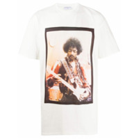 Ih Nom Uh Nit Camiseta com estampa Jimi Hendrix - Branco
