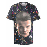 Ih Nom Uh Nit Camiseta Eleven com estampa floral - Preto