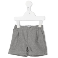 Il Gufo Bermuda de alfaiataria cintura média - Cinza