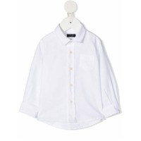 Il Gufo Camisa de algodão com colarinho - Branco