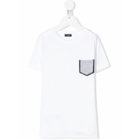Il Gufo Camiseta com bolso contrastante - Branco