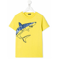 Il Gufo Camiseta com estampa de tubarão - Amarelo
