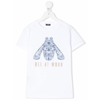Il Gufo Camiseta com estampa gráfica - Branco