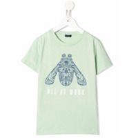 Il Gufo Camiseta decote careca Bee At Work - Verde