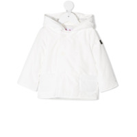 Il Gufo double-breasted hooded jacket - Branco