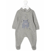 Il Gufo Pijama com estampa Teddy Bear - Cinza