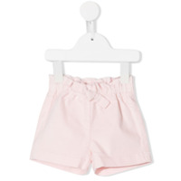 Il Gufo Short liso com detalhe de laço - Rosa