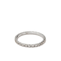 Ileana Makri Anel de ouro branco 18k com diamante - WHITE