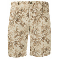 Incotex Bermuda cargo com estampa camuflada - Neutro