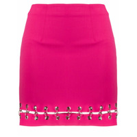 IRENEISGOOD Camisa com fenda e aplicação de anéis - Rosa