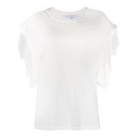 IRO Camiseta com acabamento de renda - Branco