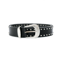 IRO Strome stud-embellished belt - BLA01 BLACK
