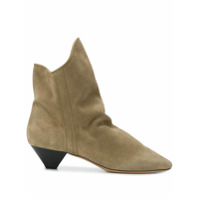 Isabel Marant Ankle boot de camurça Doey - Neutro