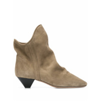 Isabel Marant Ankle boot de camurça - Neutro