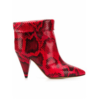 Isabel Marant Ankle boot 'Lisbo' de couro - Vermelho