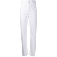 Isabel Marant Calça jeans cenoura cintura alta - Branco