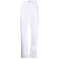 Isabel Marant Calça jeans reta Jack cintura média - Branco