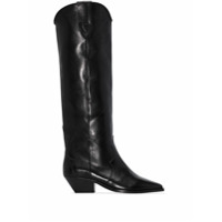 Isabel Marant Denvee 40mm over-the-knee leather boots - Preto