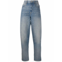 Isabel Marant Étoile Calça jeans cenoura CorsyJ cintura alta - Azul