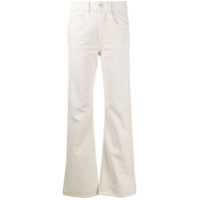 Isabel Marant Étoile Calça jeans flare com cintura alta - Neutro