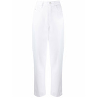 Isabel Marant Étoile Calça jeans reta cintura alta - Branco