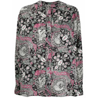 Isabel Marant Étoile Camisa de algodão Mexika com estampa floral - Preto