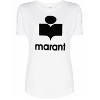 Isabel Marant Étoile Camiseta com logo Koldi - Branco