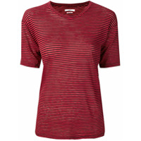 Isabel Marant Étoile Camiseta listrada - Vermelho