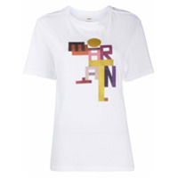 Isabel Marant Étoile Camiseta Zewel com estampa gráfica - Branco