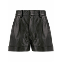 Isabel Marant Étoile Short preto com pregas