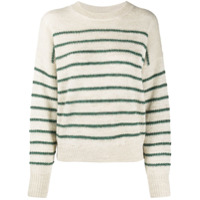 Isabel Marant Étoile Suéter mangas longas com listras - Neutro