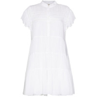 Isabel Marant Étoile Vestido Lanikaye com amarração - Branco