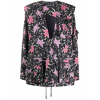 Isabel Marant Jaqueta com estampa floral - Preto